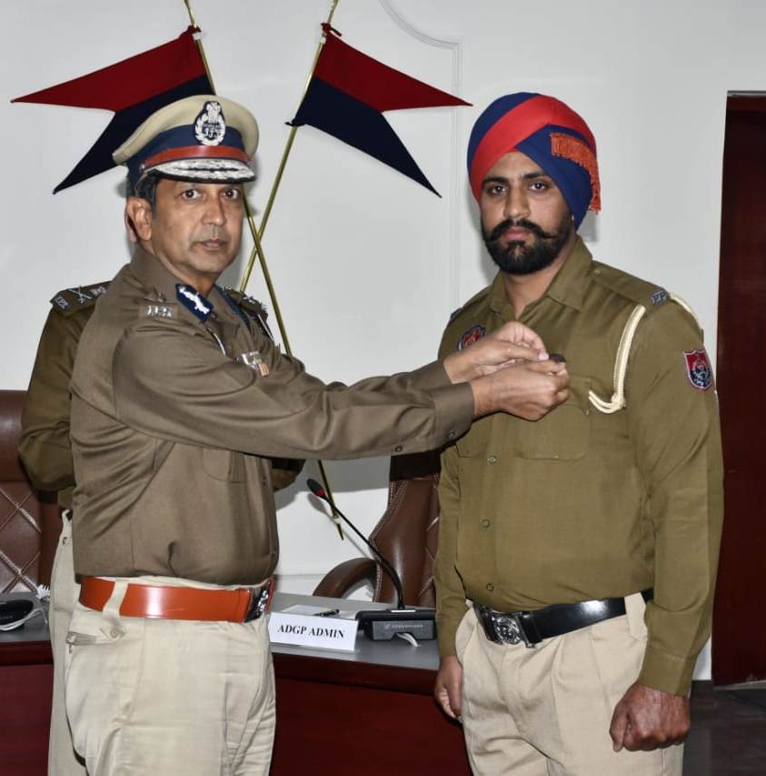 पंजाब के डी.जी.पी. द्वारा उत्तम कारगुज़ारी दिखाने वाले पुलिस कर्मियों के लिए मासिक ‘मान और प्रशंसा’ स्कीम की शुरूआत